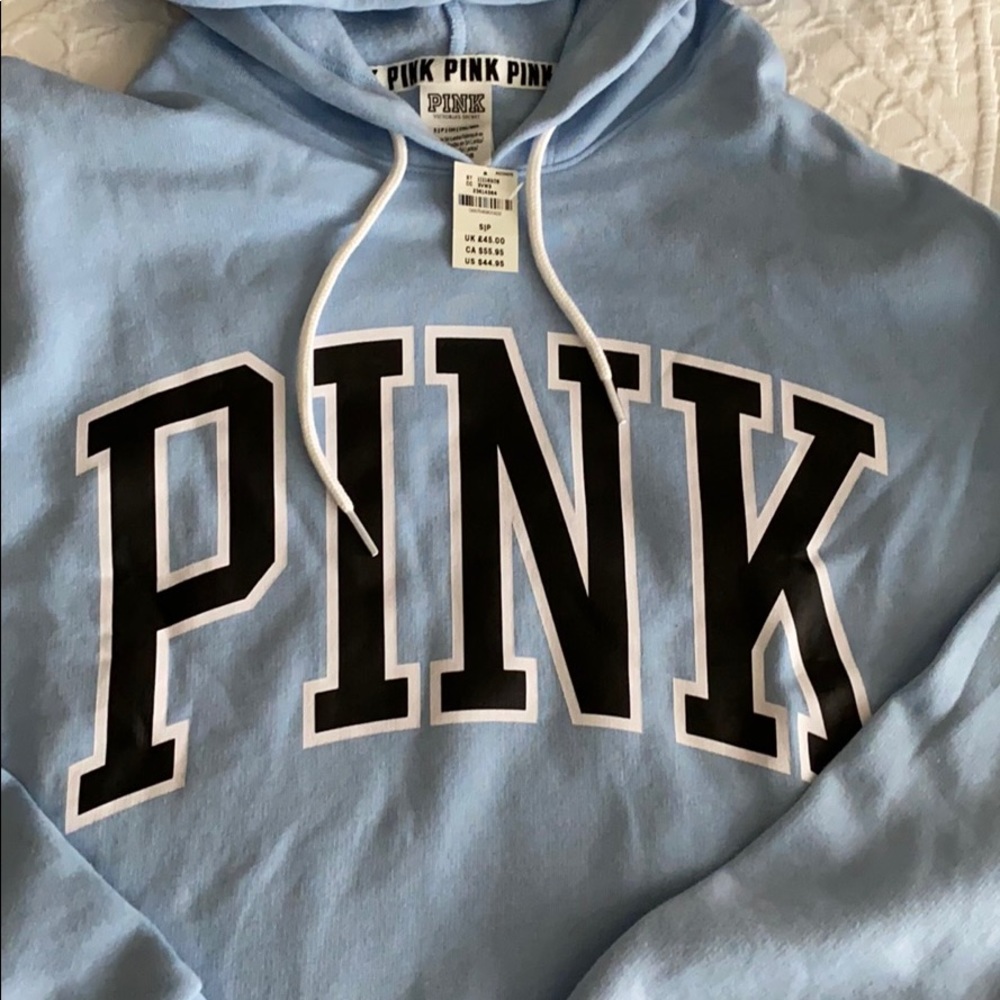 PINK Victoria’s Secret cropped hoodie. NWT